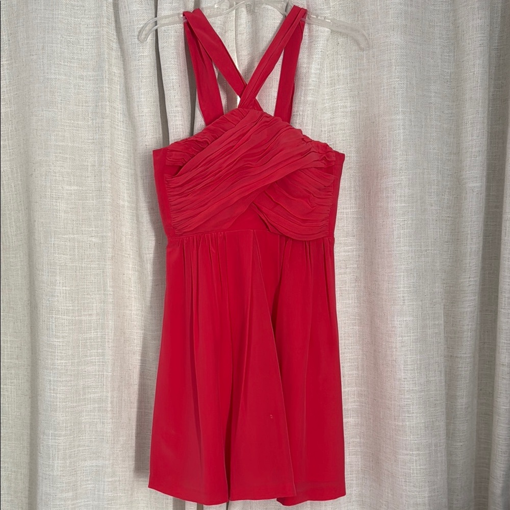 Elegant Red Sleeveless Dress